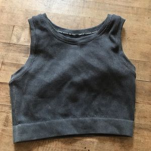 Aerie Offline ribbed seamless sports bra EUC